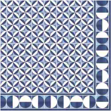 Geometric Blue