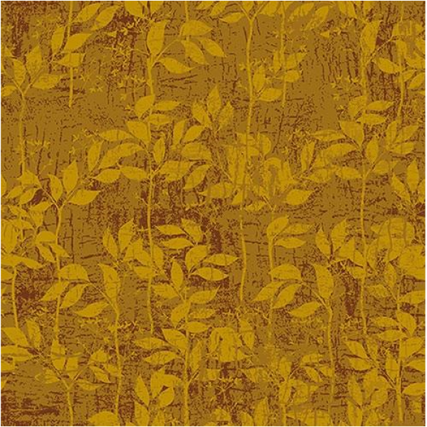 Leaves Pattern Yellow papírszalvéta