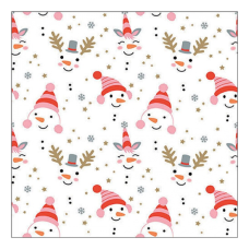 Funny snowmen papírszalvéta 33x33cm